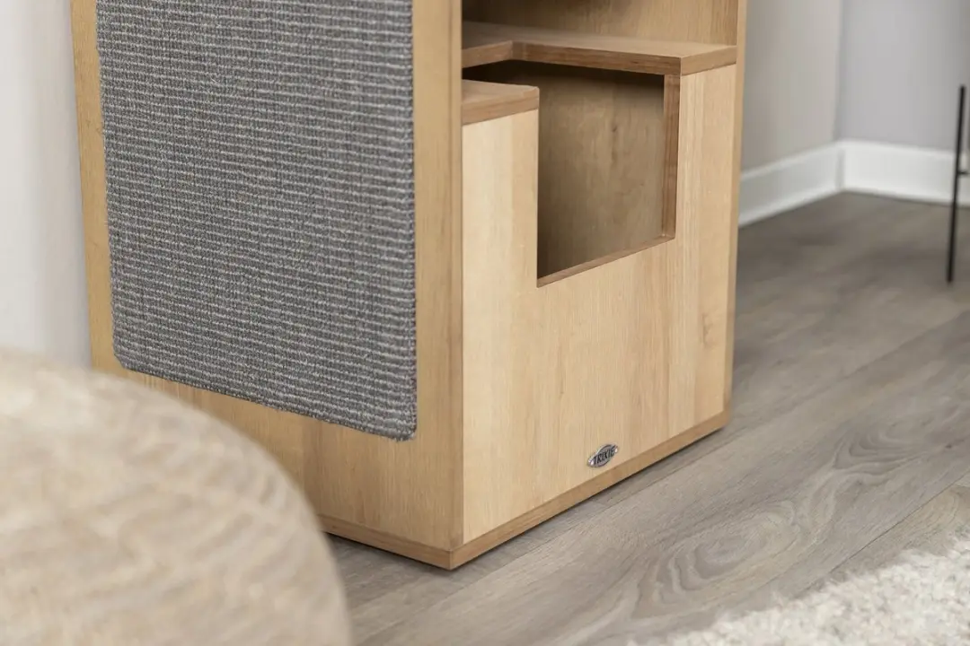 Trixie Citystyle Katentoren 105cm - 4 Ligplekken - Bruin/Grijs