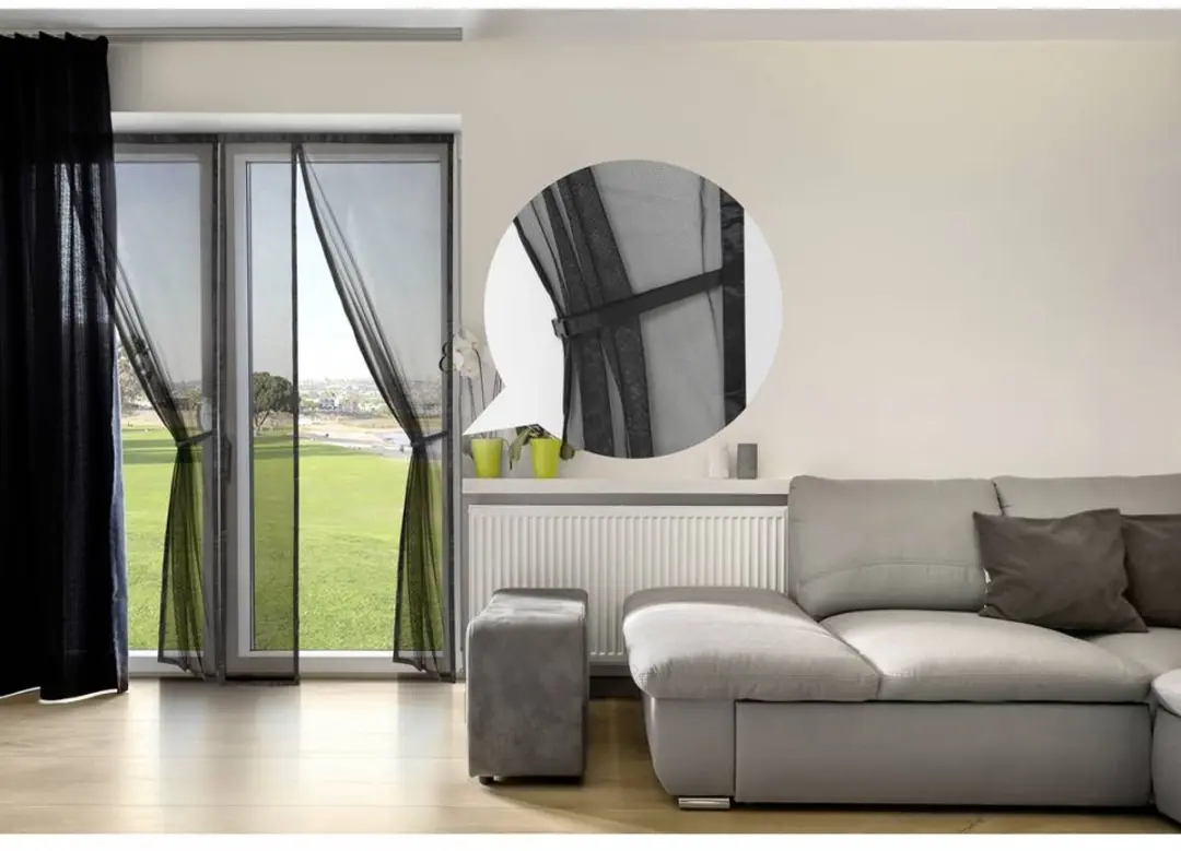 Renkforce RF-IS-700 Vliegenhor deur 210x90cm - Zwart