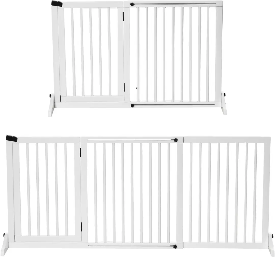 Pawhut Hondenhek Verstelbaar 113-166L x 36B x 71H cm