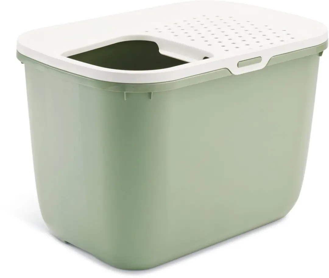 Savic Hop In Kattenbak Instap Boven Botanical Groen