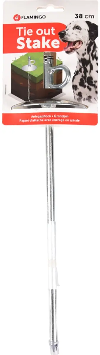 Flamingo Grondpin Tapu - Honden - 38cm - Verzinkt