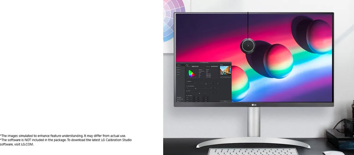 LG UltraFine 27UP85NP 4K IPS Monitor - 27 inch - USB-C 90W