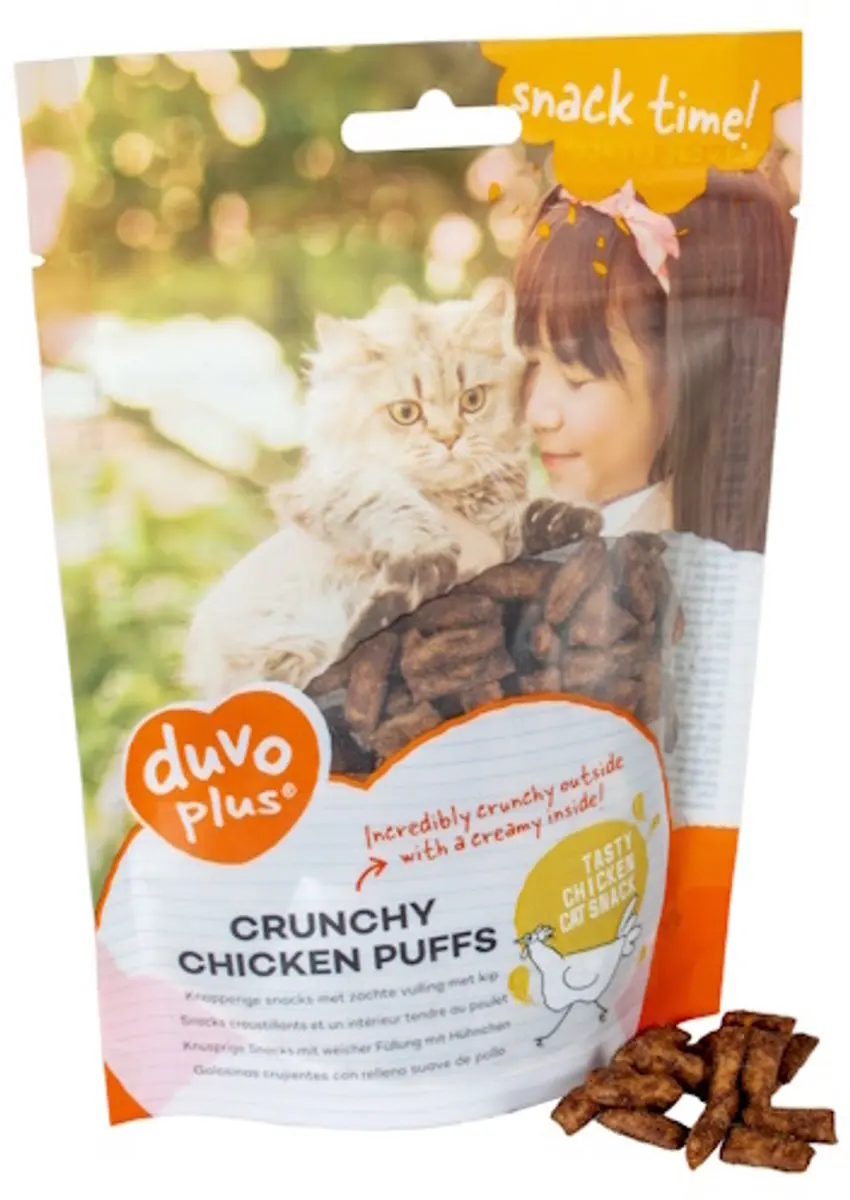 Duvo Knapperige Kippen Puffs 50g