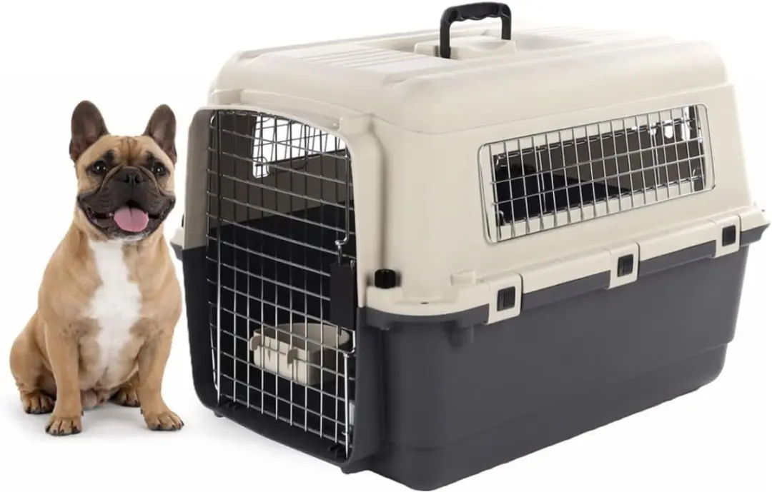 Flamingo Reisbench Hond Donkergrijs M
