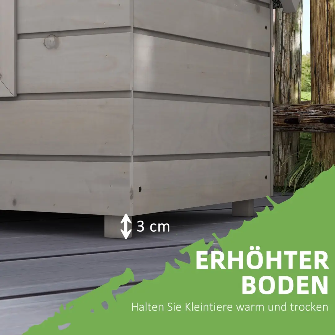 Pawhut Kattenhuis D30-503 - Bont