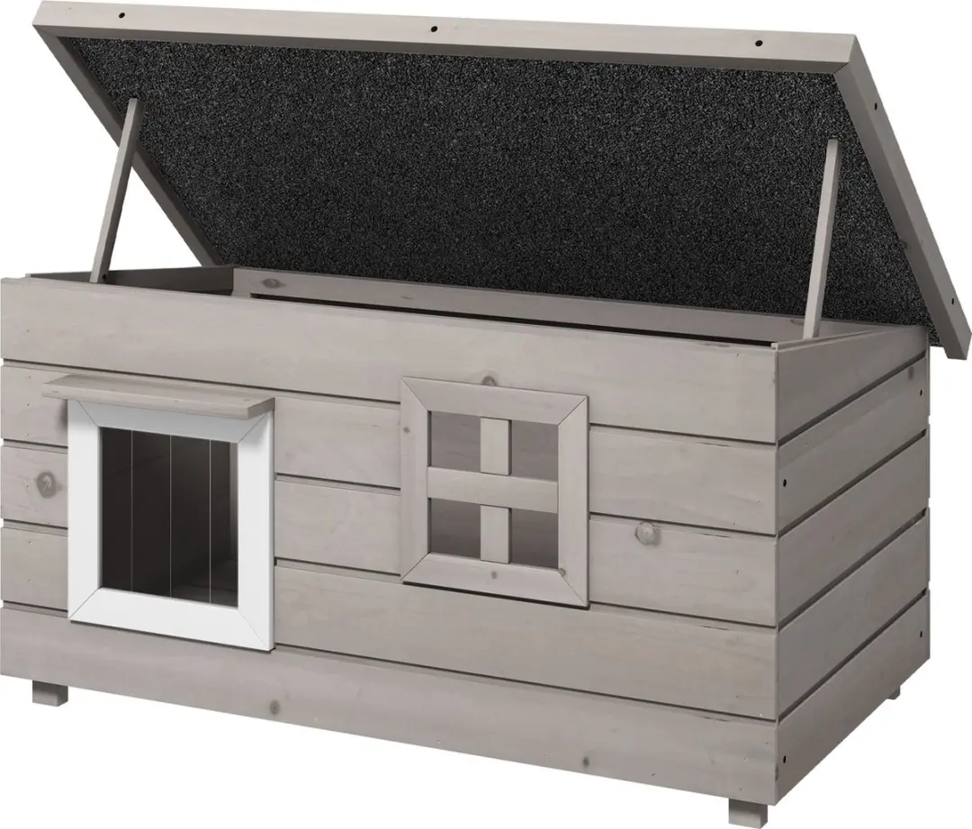 Pawhut Kattenhuis D30-503 - Bont
