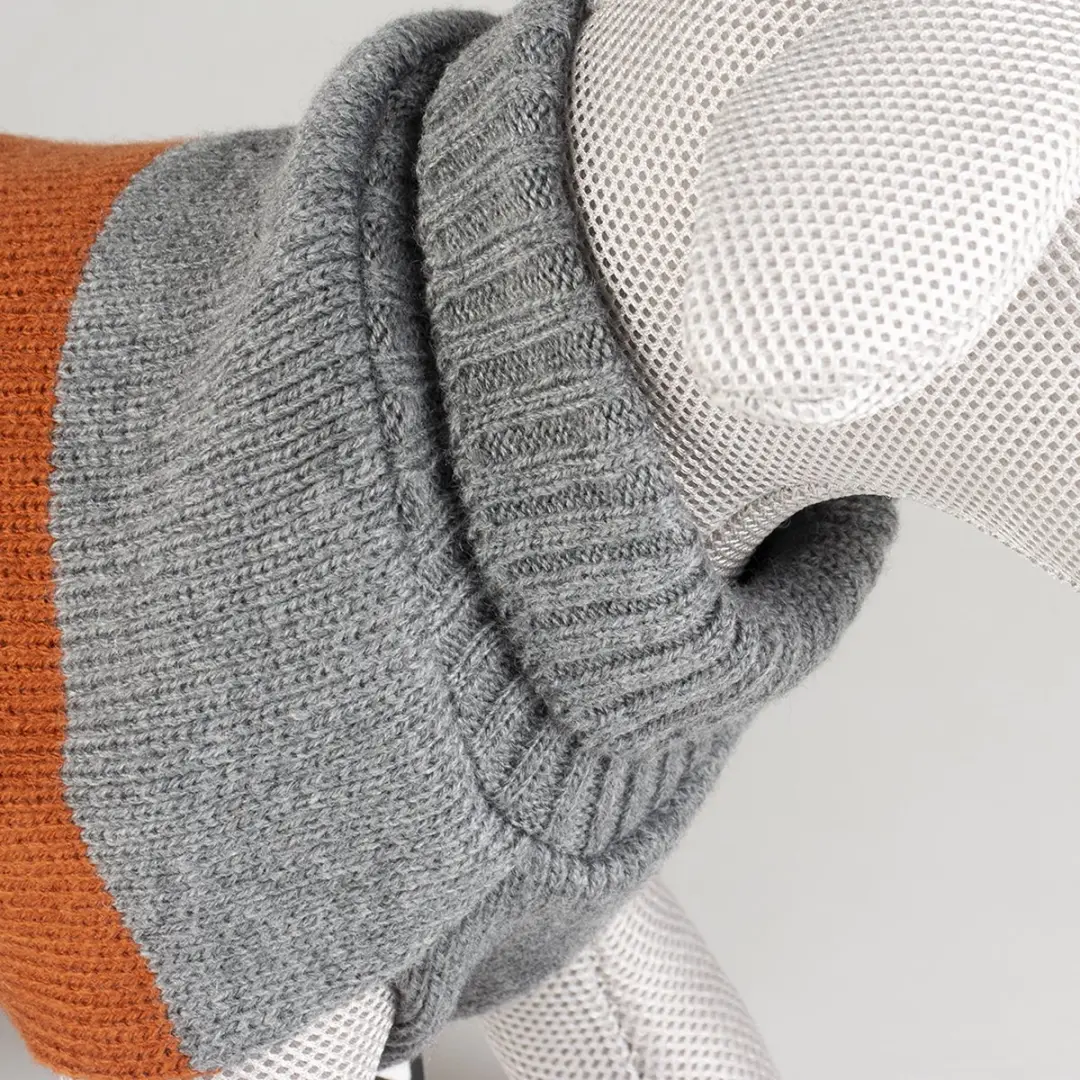 Duvo Dierenkleding Hondensweater Cozy XS - 30cm - Grijs/oranje