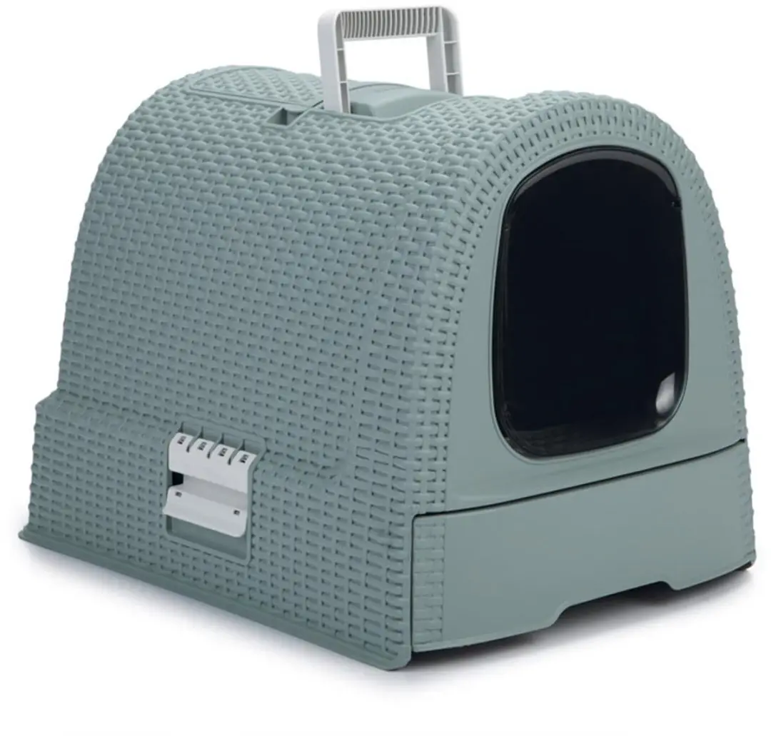 Curver Kattenbak met lade 51,5x38,5x40cm - Lichtgrijs - afbeelding 6 van 6