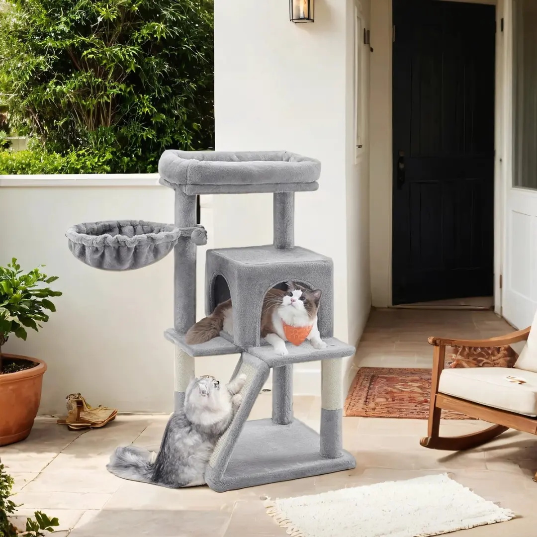 Songmics Krabpaal Lichtgrijs