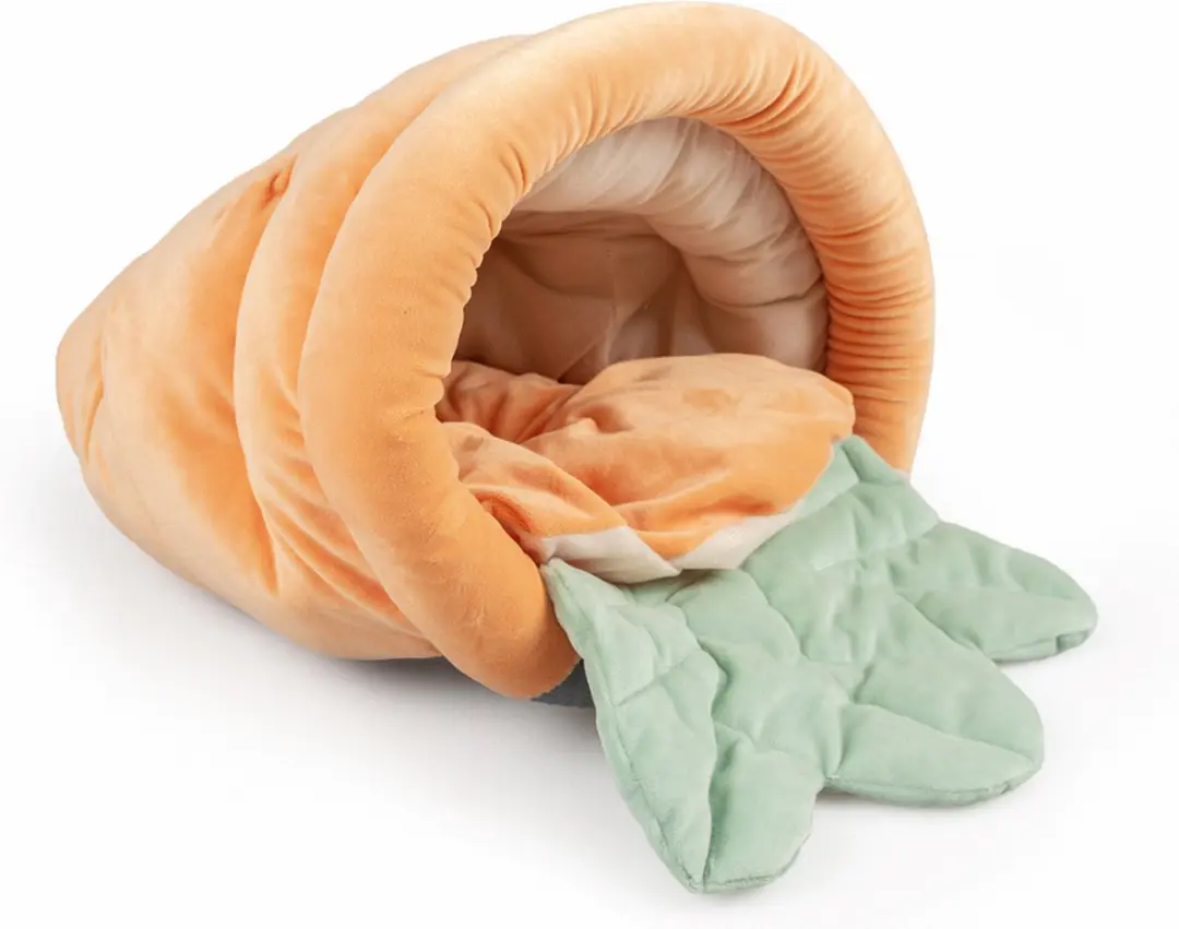 Duvo+ Carrot Slaapzak Pluche - 40x25x25cm - Meerkleurig