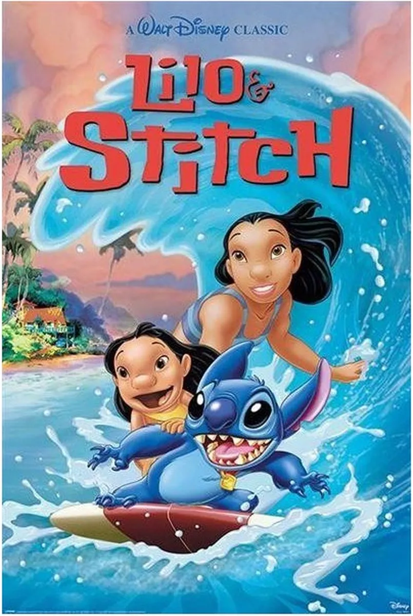 Disney Lilo & Stitch Wave Surf Maxi Poster 61x96.5cm