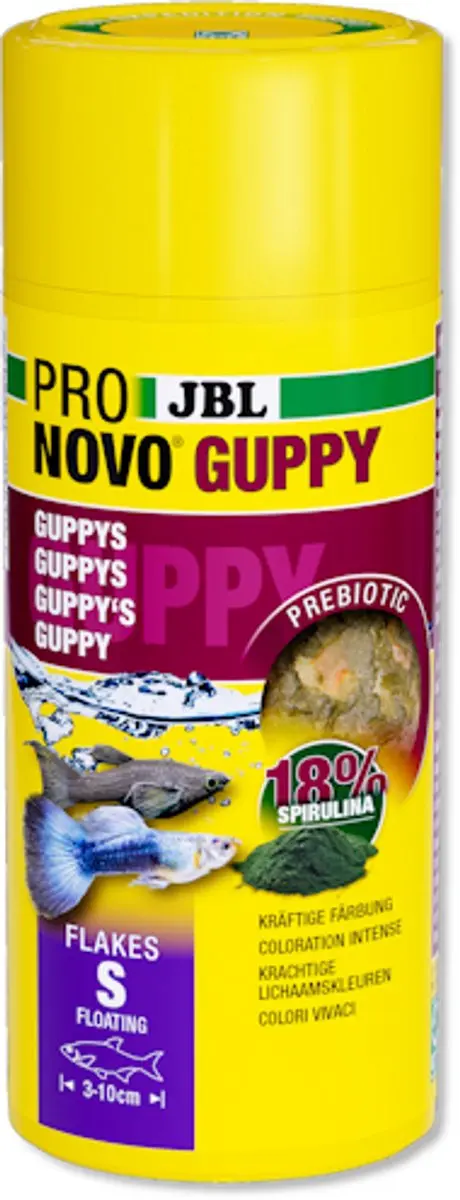 JBL ProNovo Guppy Flakes 250ml