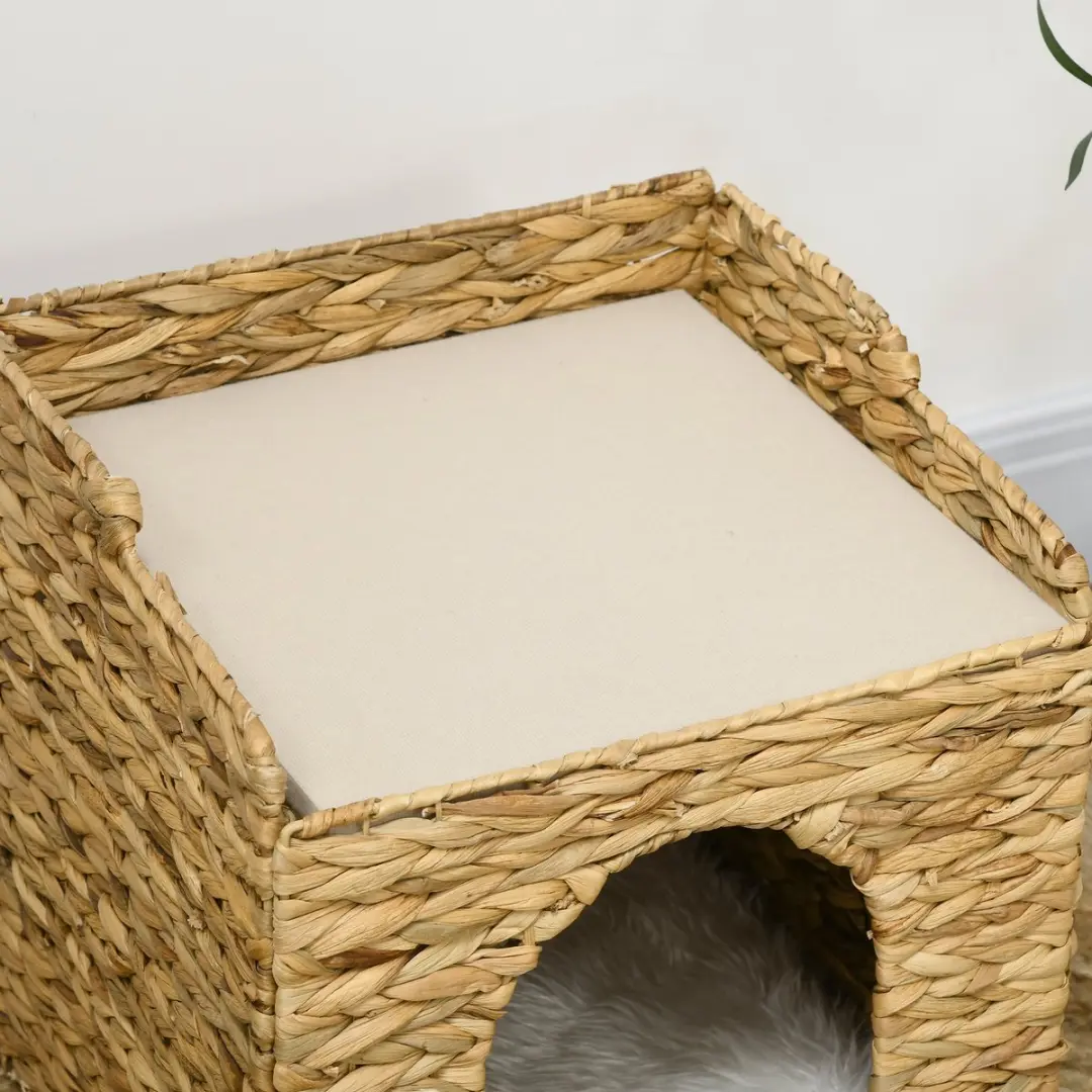 Pawhut Kattenhuis - 37,5x37,5x41,5cm - Bruin