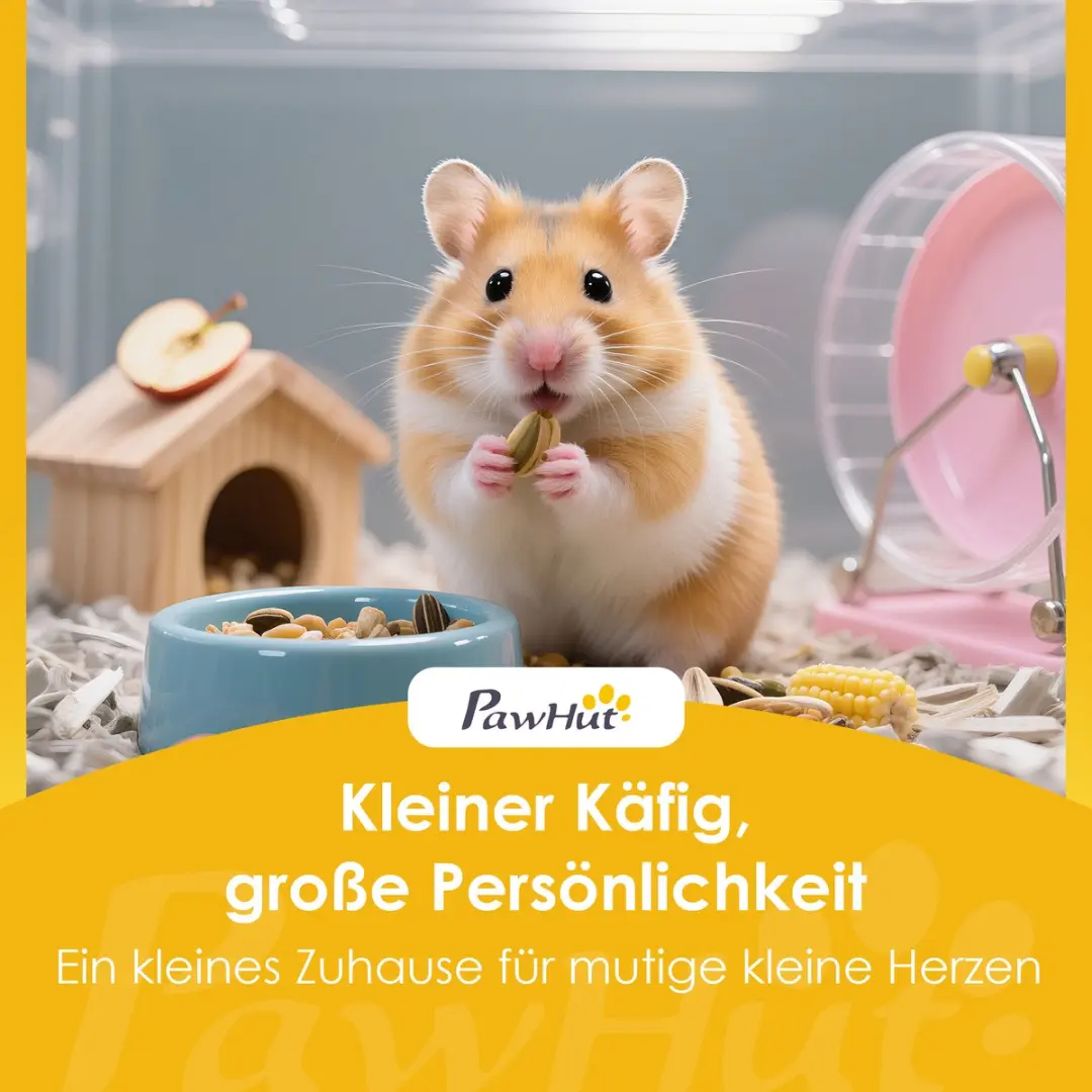 Pawhut Hamsterkooi Dennenhout 100x50x84cm - Natuurhout