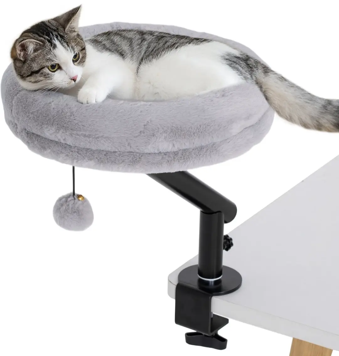 Pawhut Kattenhuis - 35x35x48cm Grijs