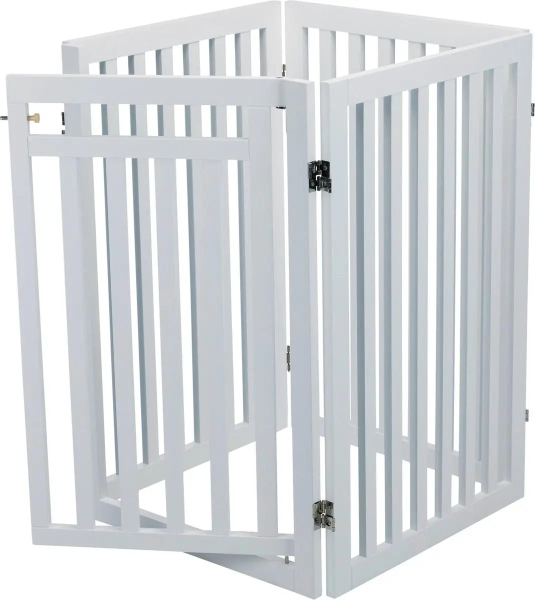 Trixie Hondenhek Met Deur Wit 60-160x81cm
