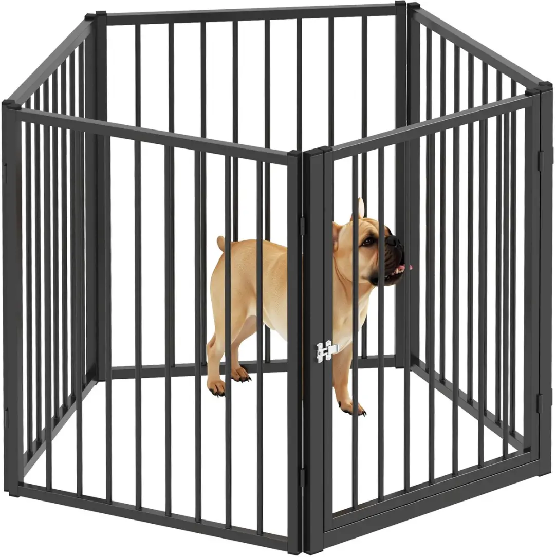 Pawhut Huisdierenren Zwart