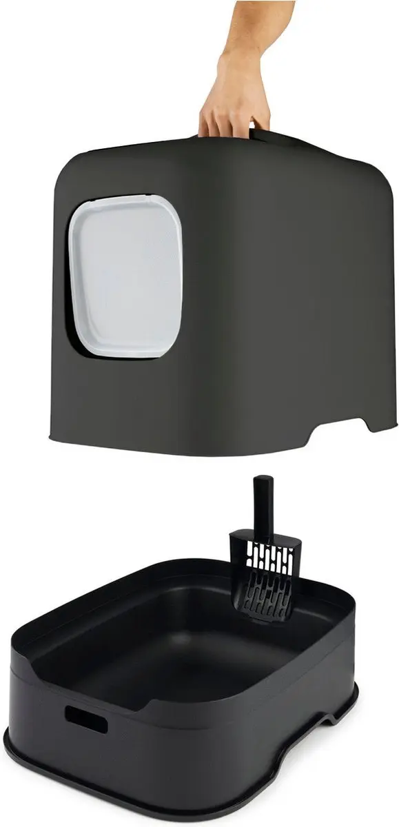 Rotho Mypet Kattenbak Biala 51x39,5x44,3cm - Zwart