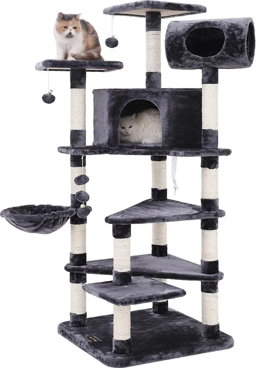 Songmics XXL Luxe Klimboom Kattenhuis 7 Niveaus