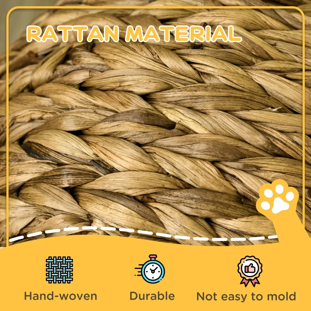 Pawhut Kattenmand met Kussen - Bruin