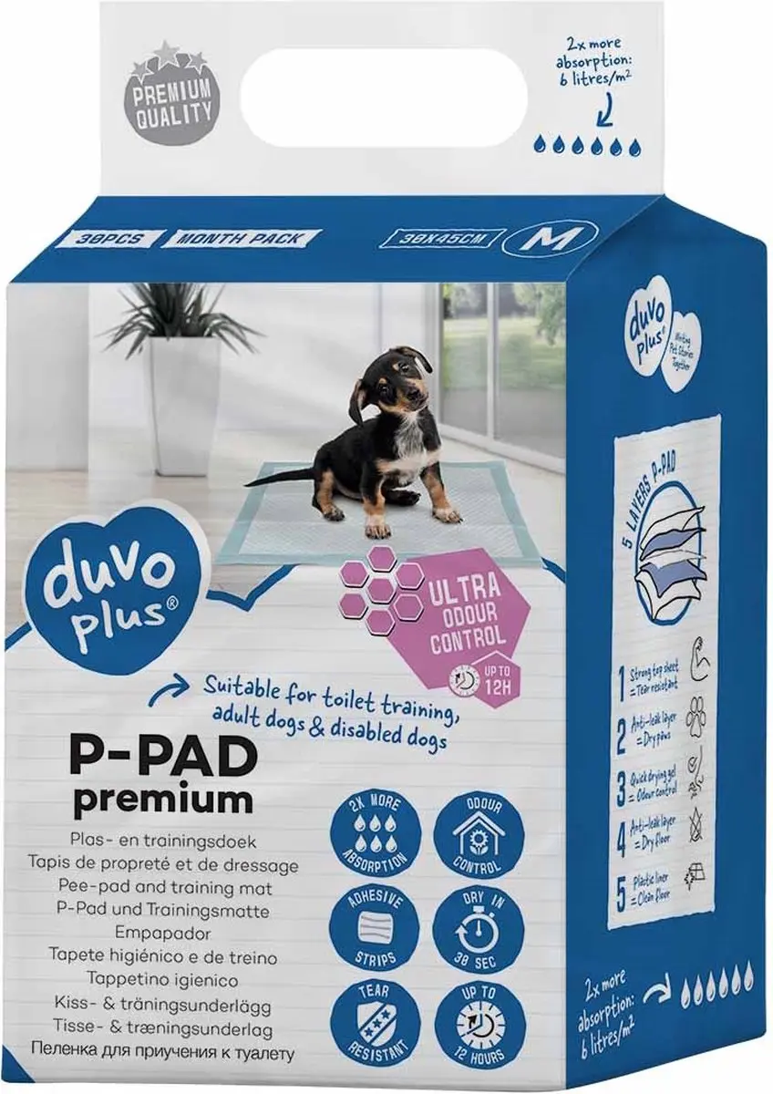 Duvo+ P-Pad Premium Geur Controle 30 Stuks