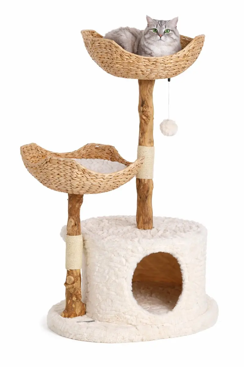 Flamingo Design Line Hector Krabpaal 75x46x111cm - 3 Ligplekken - Beige