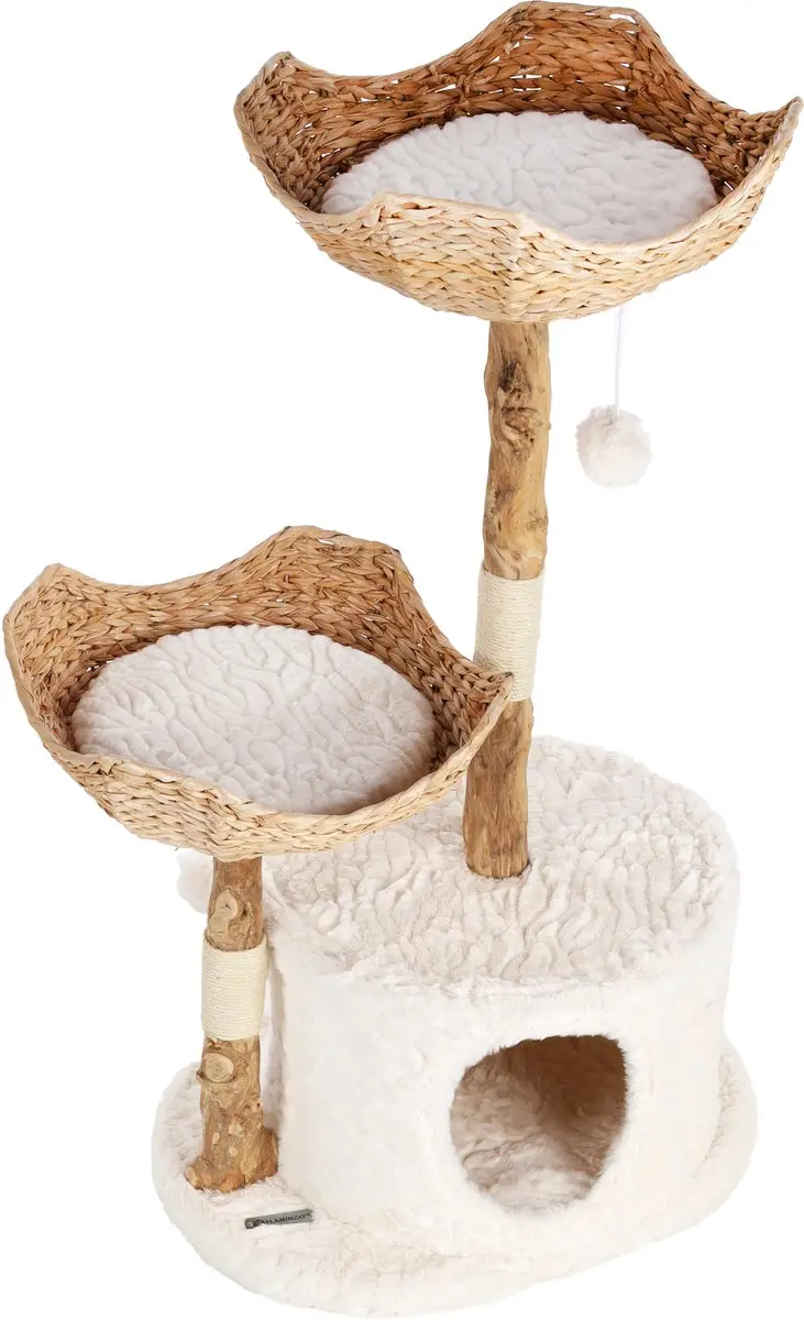 Flamingo Design Line Hector Krabpaal 75x46x111cm - 3 Ligplekken - Beige