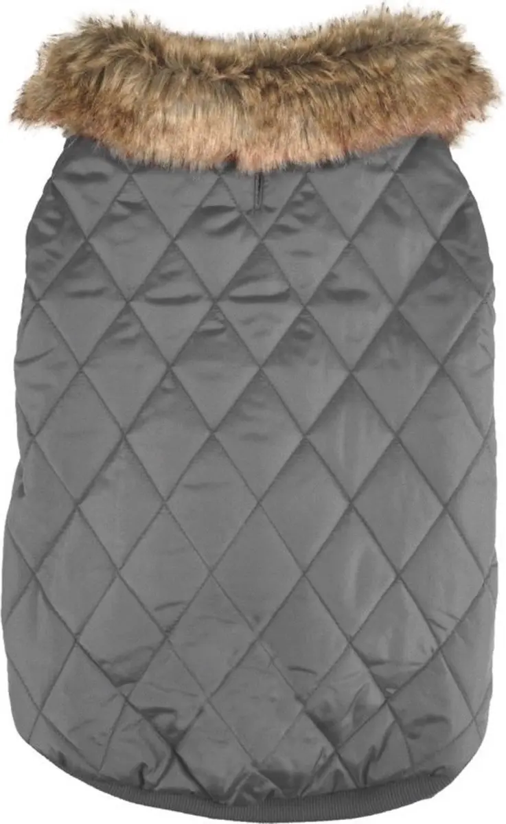 Flamingo Elia Winterjas Hondenkleding - Grijs - Maat S
