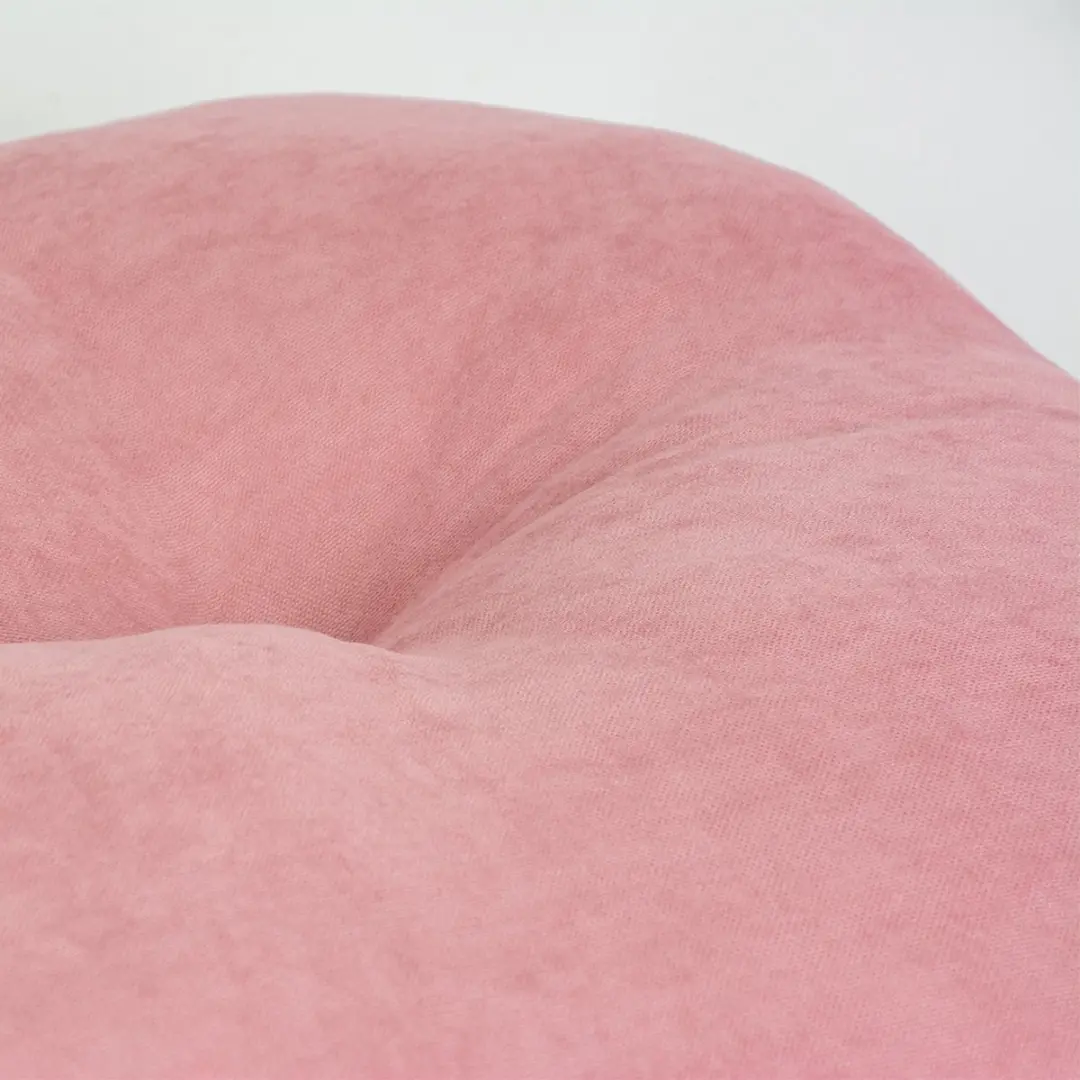 Duvo Dierenkussen Hond Ovaal Velvet M - 80x64x7cm Roze