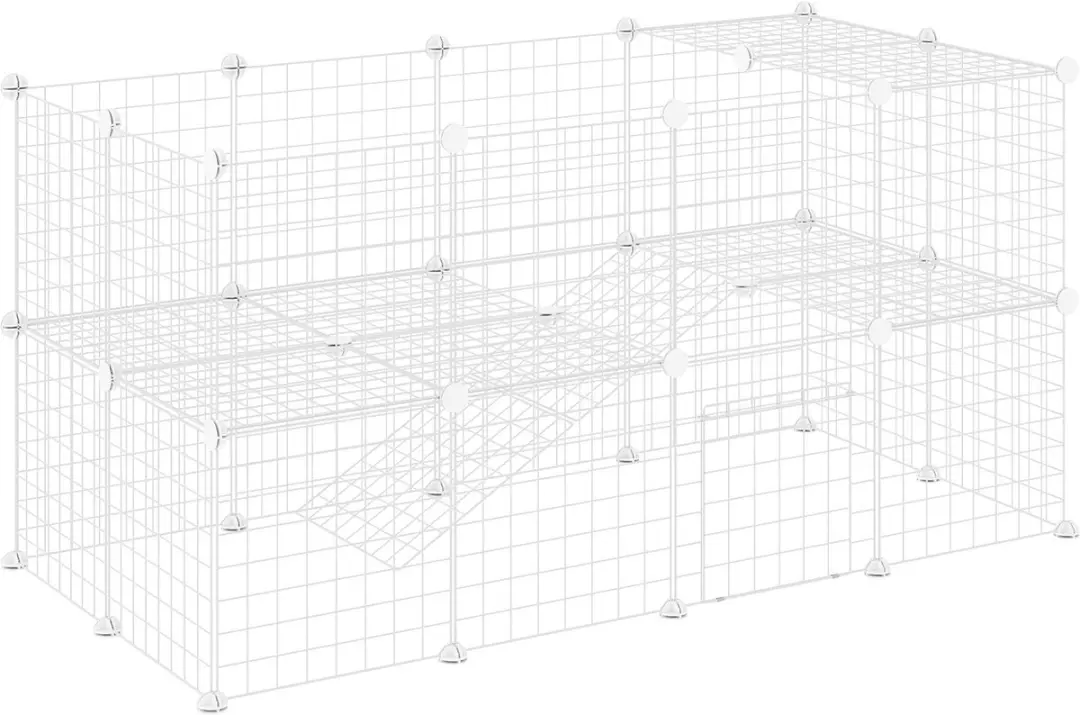 Pawhut Kooi voor Kleine Dieren 146x73x73cm