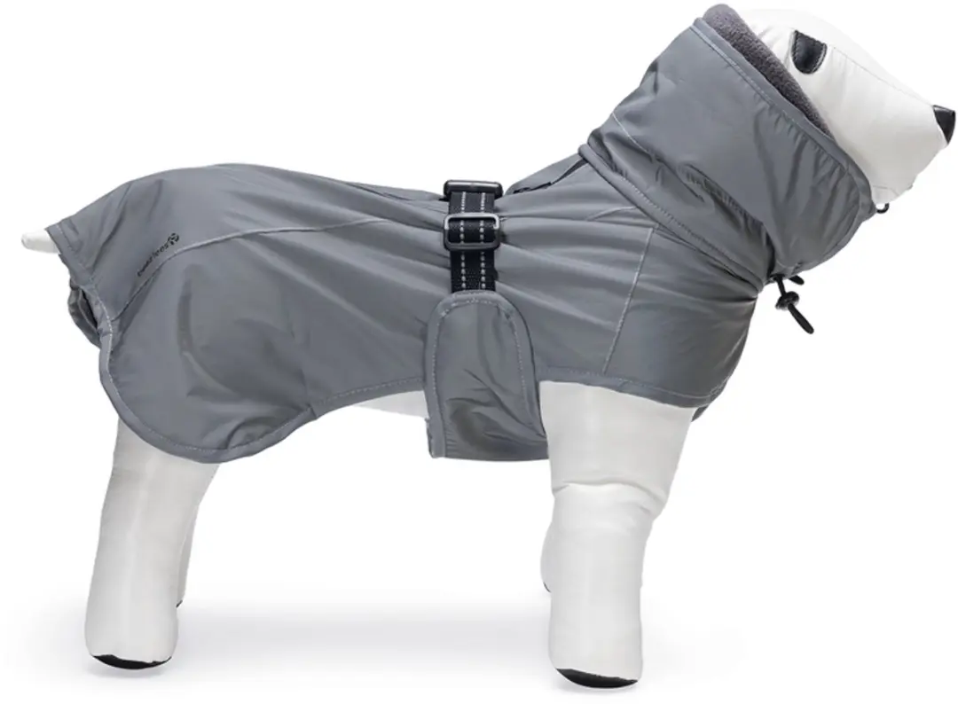 Beeztees Caro Honden Regenjas M - 48cm - Grijs