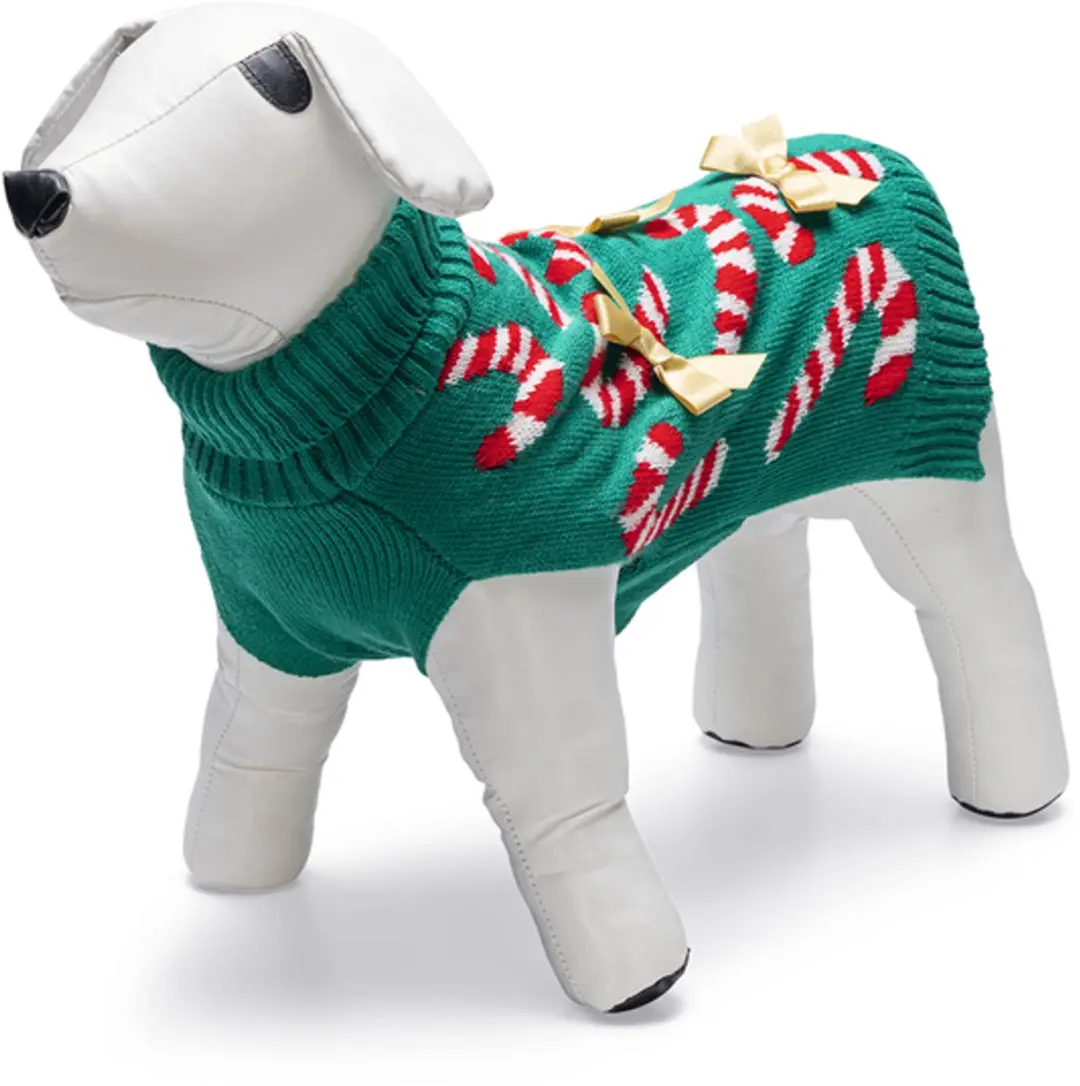 Beeztees Kersttrui Candy Canes