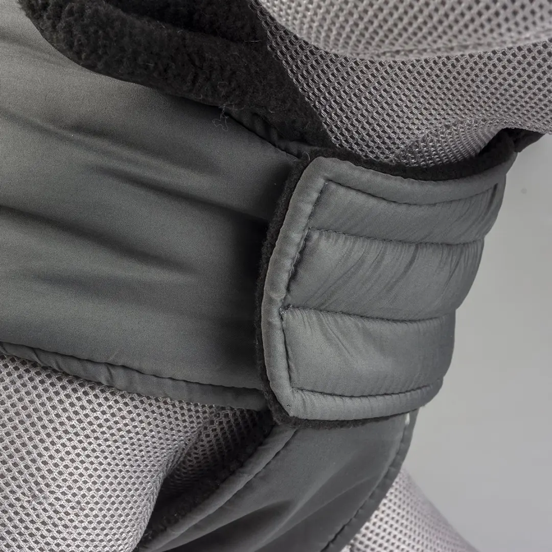 Duvo Dierenkleding Hondenjas Hi Vis Casual XS - 30cm - Zwart/grijs
