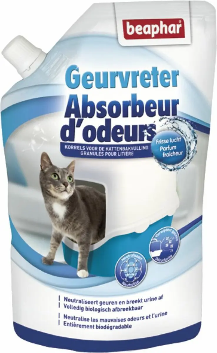 Beaphar Geurvreter Kattenbakvulling 400g - 6 Stuks
