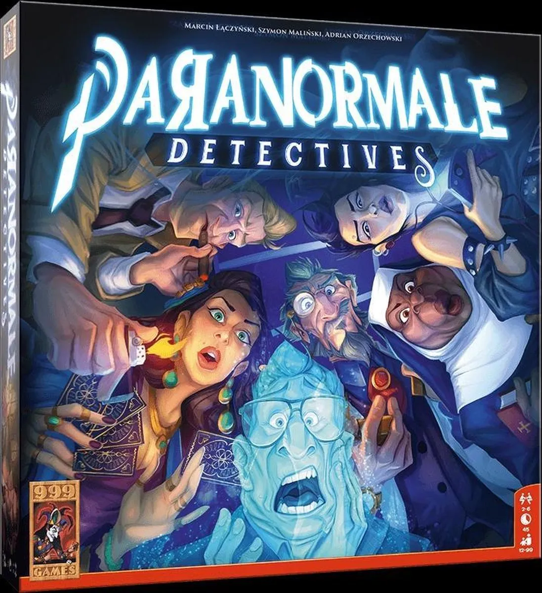 999 Games Paranormale Detectives Bordspel 999-PRN01 - 2-6 Spelers