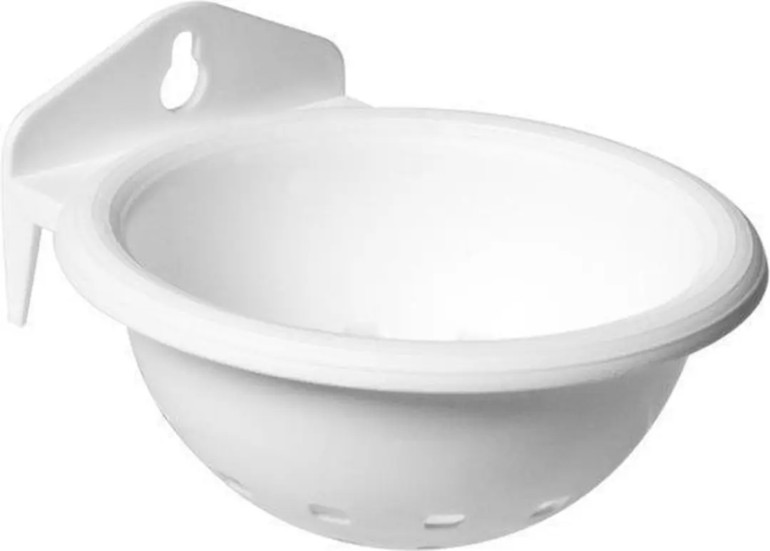 Duvo Vogelnest Plastiek 11,5x5,5cm - Wit