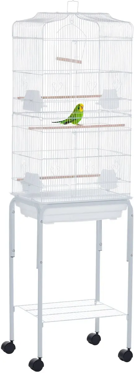 Pawhut Vogelkooi Staand 46,5x36x157cm