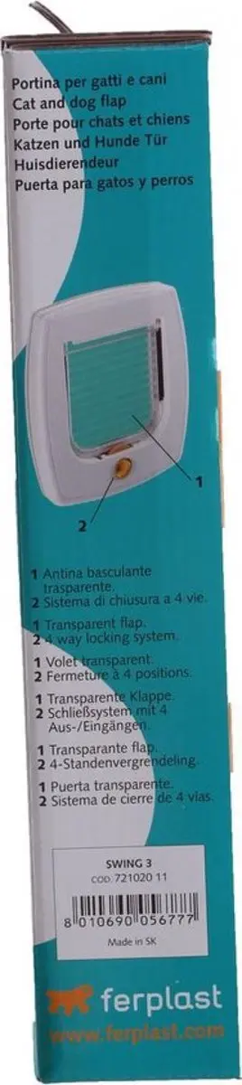 Ferplast Kattenluik Swing 3 - Wit