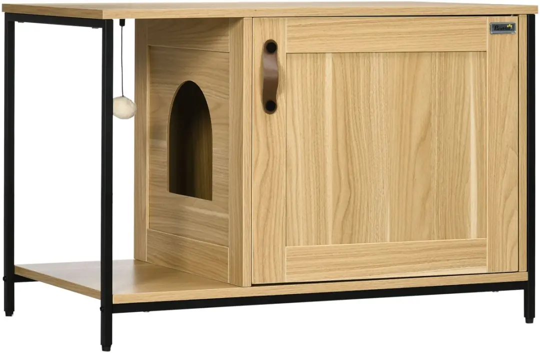 Pawhut Kattenbak 80x48x55cm