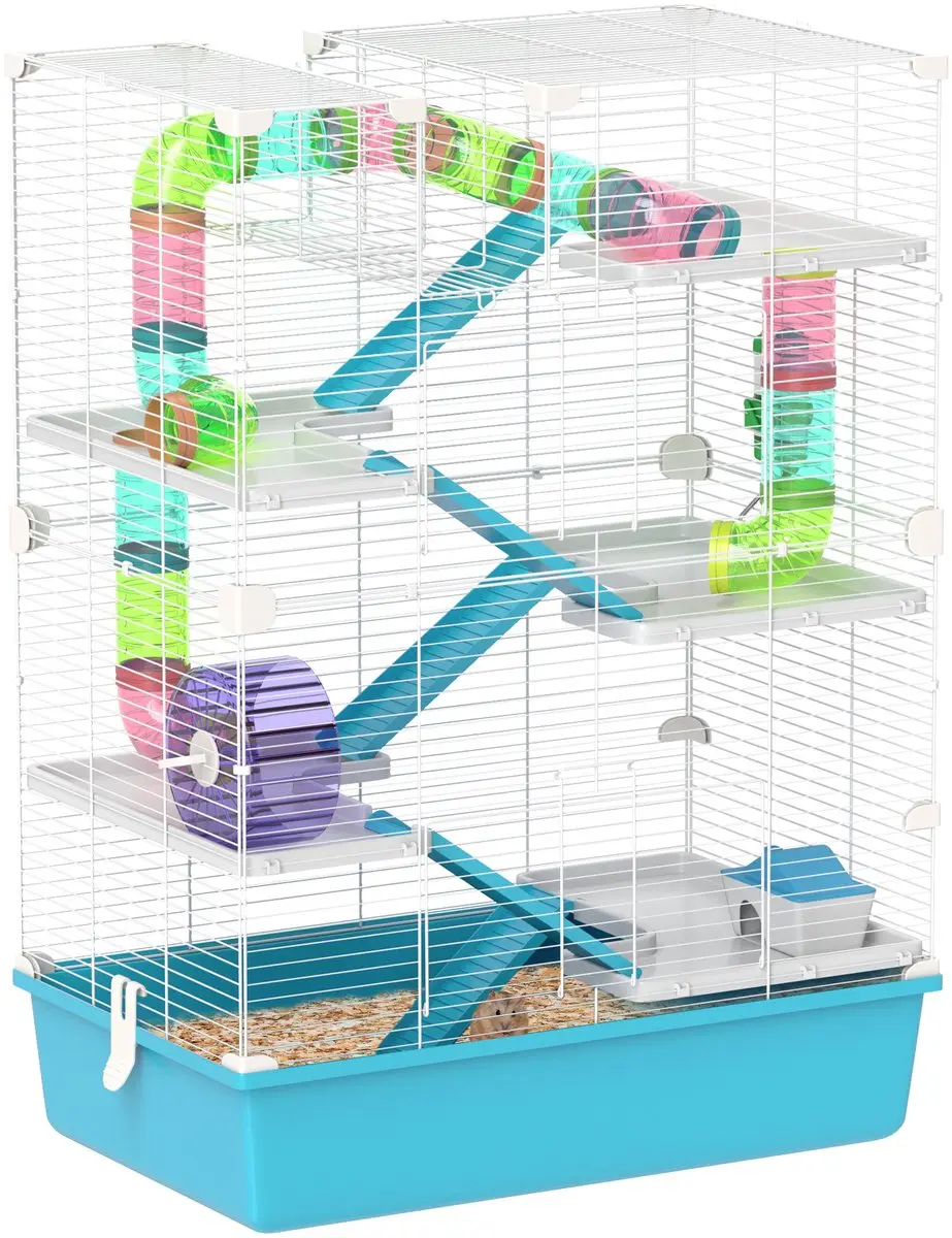 Pawhut Hamsterkooi 6-Verdiepingen