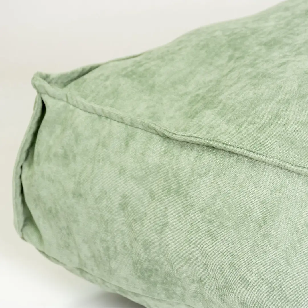 Duvo Dierenkussen Hond Rechthoekig Velvet S - 56x40x13cm Groen