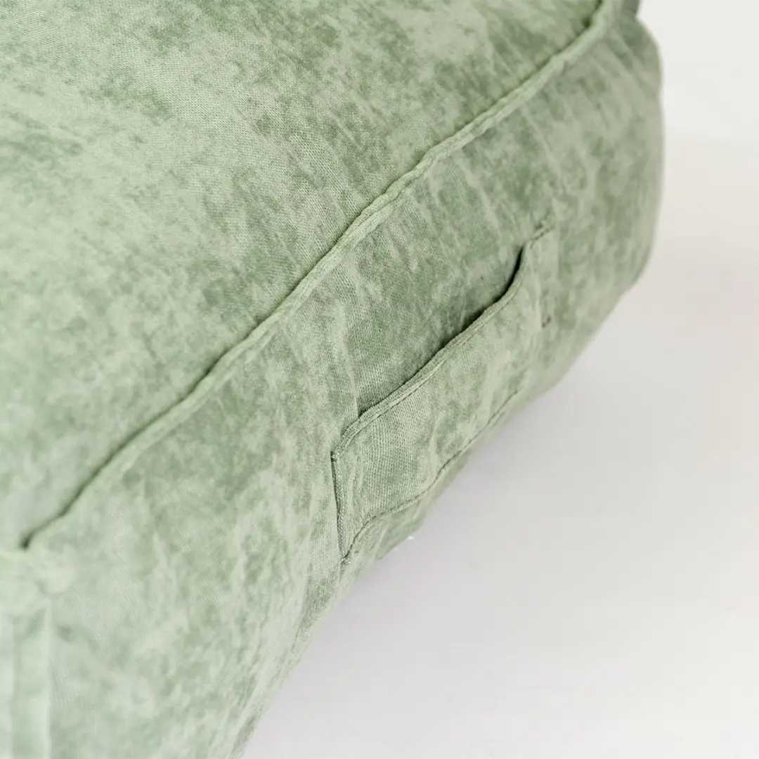 Duvo Dierenkussen Hond Rechthoekig Velvet S - 56x40x13cm Groen