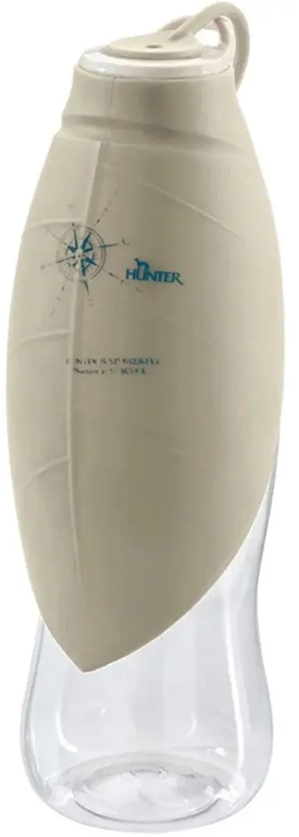 Hunter Hondenfles met Silicone Kom 550ml - Beige