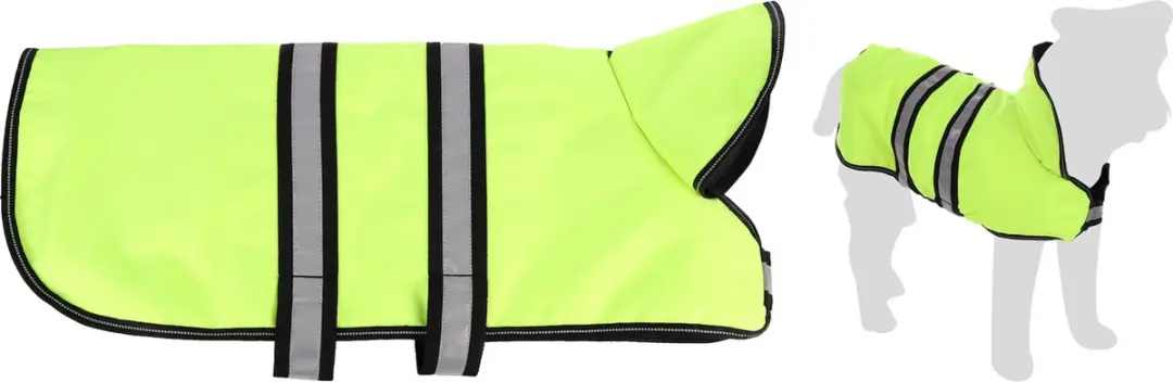 Flamingo Winterjas Eisbär voor Honden - Fluo Geel - Maat XL