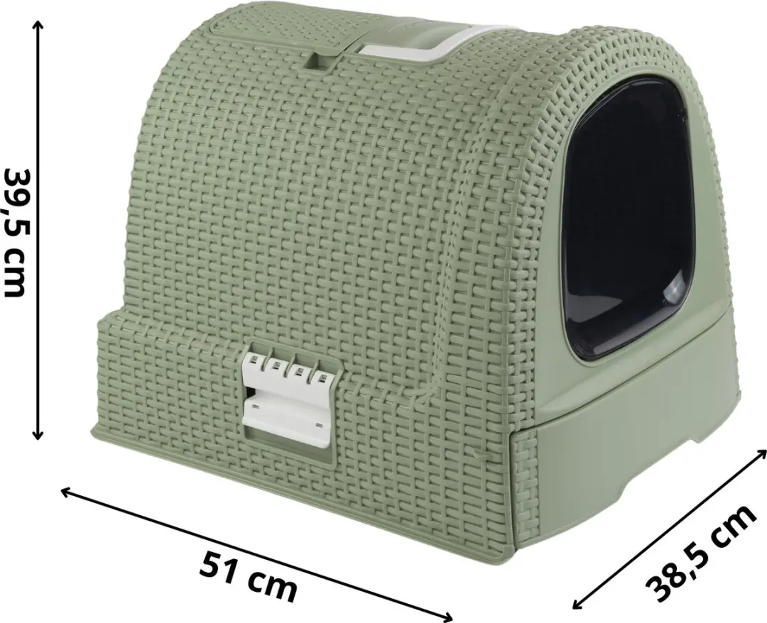 Curver Kattenbak met lade 51x38,5cm Misty Green
