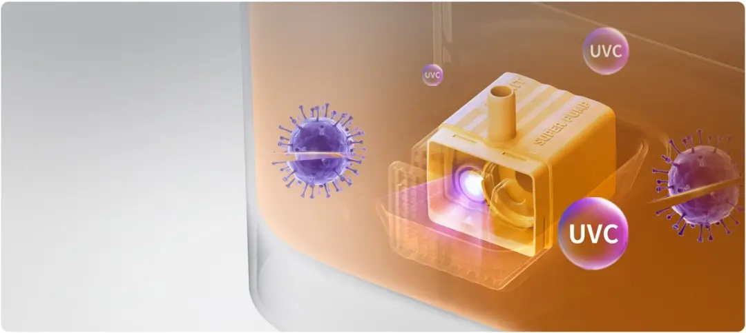 Petkit Wireless Pump UVC voor Eversweet Max 2 - Geel