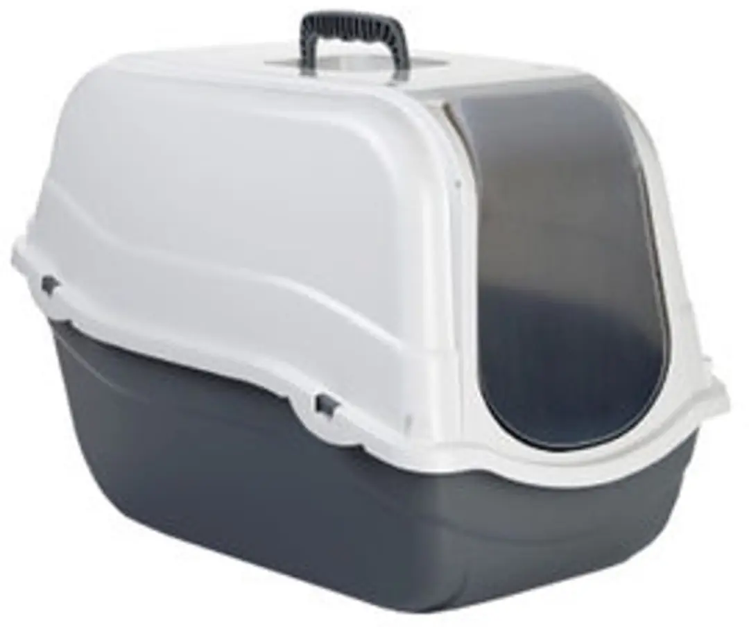 Beeztees Romeo Kattenbak - 57x39x41cm - Grijs/Wit
