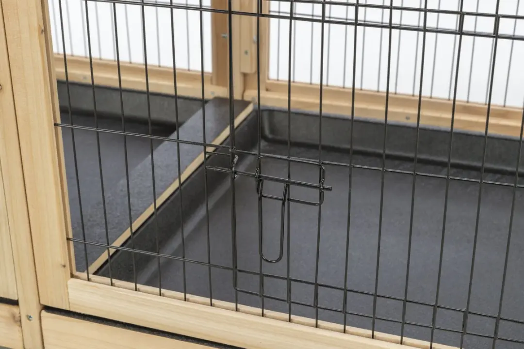 Trixie Indoor Verblijf Cavia's/Konijnen 150x50x60cm - Zand/Zwart