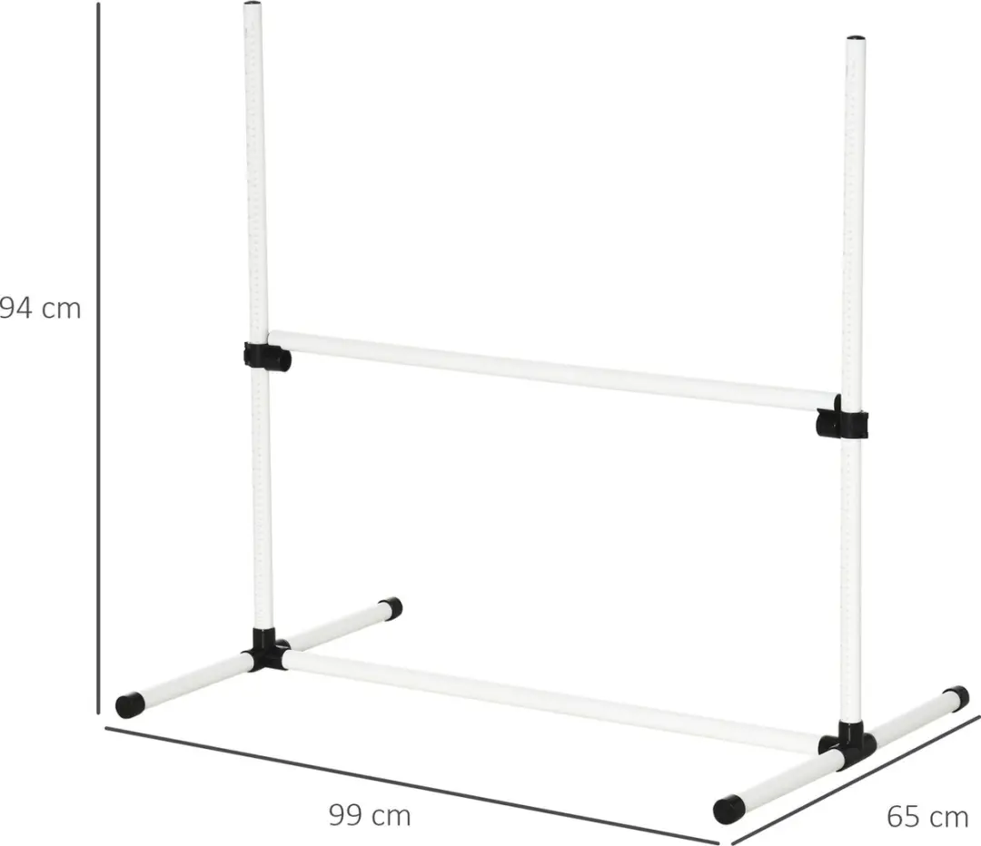 Pawhut Honden Agility Set - Wit
