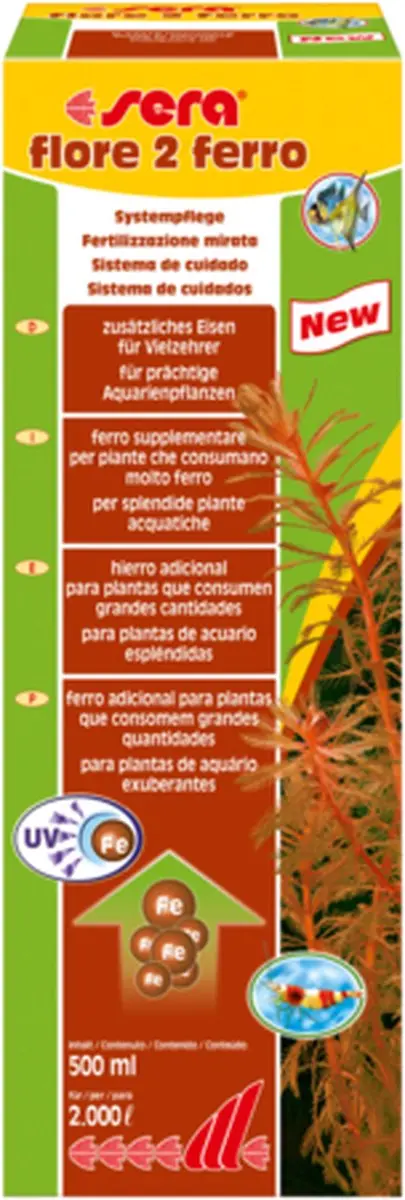 Sera Flore 2 Ferro 50ml - Voeding voor aquariumplanten